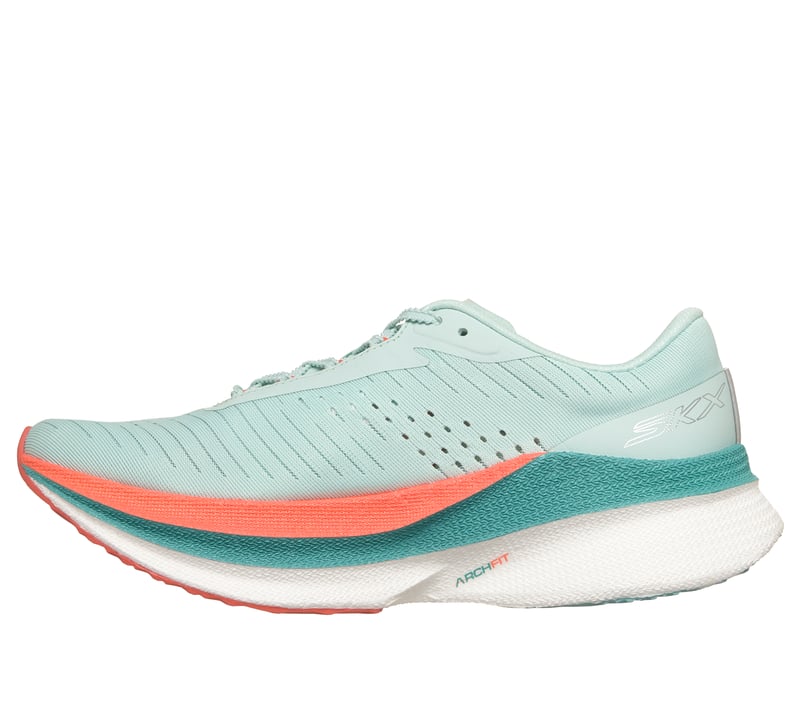 Skechers Aero Razor, TURQUESA / CORAL, fullimage number 4